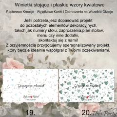 Eleganckie Winietki na Stół – 20 Delikatnych Wzorów do Wyboru!